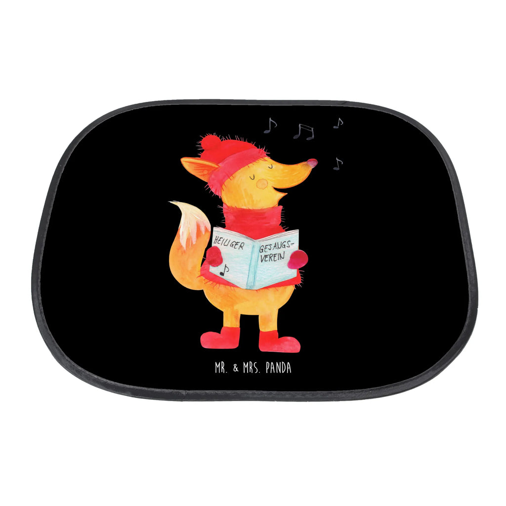Car sun shade Fox Singer car, children, back seat, family, sun protection, windows, gift, sun visor, Winter, Christmas, Christmas time, snow