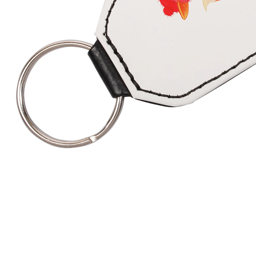 Rectangular key ring Fox Singer key ring, pendant, lucky charm, bag pendant, keychain, Winter, Christmas, Christmas time, snow