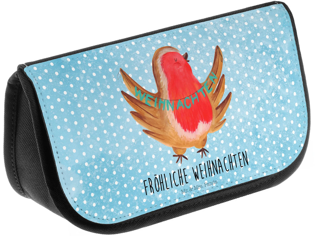 Kosmetiktasche Rotkehlchen Weihnachten Organizer Tasche, Schminktasche, kulturtäschchen, hygiene tasche, bad tasche, Reisenecessaires, Kosmetiktasche, kosmetik beutel, zubehörtasche, Toilettentasche, toilettenbeutel, Kulturbeutel, Make-Up Bag, Waschbeutel, Beautybag, reise kosmetiktasche, beauty case, Kulturtasche, Schminkbeutel, kosmetiktäschchen, Waschtasche, Beauty Bag, Necessaire, reiseschminktasche, beauty tasche, utensilientasche, Schminktäschchen, kleines Täschchen, Winter, Heiligabend, Nikolaus, Wintermotiv, Weihnachtsdeko, Weihnachten, Advent, Weihnachtsmotiv, Frohe Weihnachten, Weihnachtsgruß, Vogel, Xmas