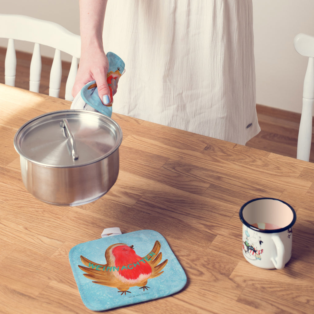 2er Set Topflappen  Rotkehlchen Weihnachten Ofenhandschuhe, Ofenhandschuh, Schöne Topflappen, Topflappen Set, Topflappen, Topflappen lustig, Topflappen mit Spruch, Topfuntersetzer, Topflappenset, Topfhandschuhe, Topfhandschuh, Topflappen 2er Set, Winter, Weihnachten, Weihnachtsdeko, Nikolaus, Advent, Heiligabend, Wintermotiv, Vogel, Weihnachtsmotiv, Frohe Weihnachten, Weihnachtsgruß, xmas