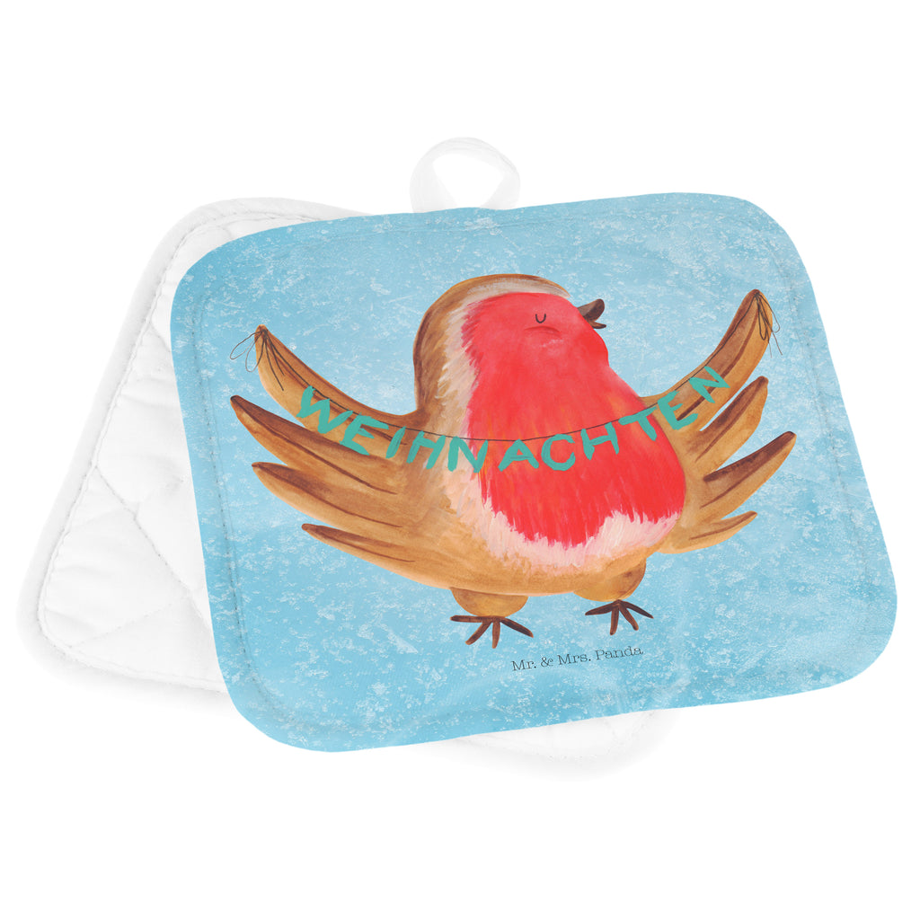 2er Set Topflappen  Rotkehlchen Weihnachten Ofenhandschuhe, Ofenhandschuh, Schöne Topflappen, Topflappen Set, Topflappen, Topflappen lustig, Topflappen mit Spruch, Topfuntersetzer, Topflappenset, Topfhandschuhe, Topfhandschuh, Topflappen 2er Set, Winter, Weihnachten, Weihnachtsdeko, Nikolaus, Advent, Heiligabend, Wintermotiv, Vogel, Weihnachtsmotiv, Frohe Weihnachten, Weihnachtsgruß, xmas