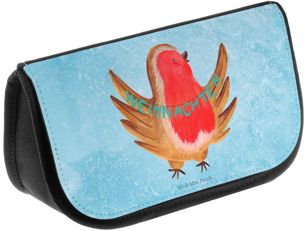 Kosmetiktasche Rotkehlchen Weihnachten Organizer Tasche, Schminktasche, kulturtäschchen, hygiene tasche, bad tasche, Reisenecessaires, Kosmetiktasche, kosmetik beutel, zubehörtasche, Toilettentasche, toilettenbeutel, Kulturbeutel, Make-Up Bag, Waschbeutel, Beautybag, reise kosmetiktasche, beauty case, Kulturtasche, Schminkbeutel, kosmetiktäschchen, Waschtasche, Beauty Bag, Necessaire, reiseschminktasche, beauty tasche, utensilientasche, Schminktäschchen, kleines Täschchen, Winter, Heiligabend, Nikolaus, Wintermotiv, Weihnachtsdeko, Weihnachten, Advent, Weihnachtsmotiv, Frohe Weihnachten, Weihnachtsgruß, Vogel, Xmas