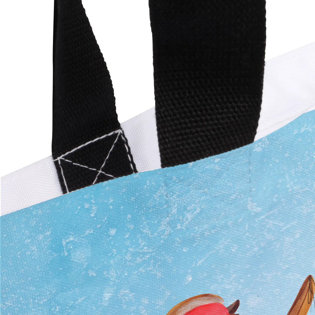 Shopper Rotkehlchen Weihnachten Stofftasche, Schultertasche, Schulbeutel, Schultasche, Tüte, Einkaufsbeutel, Ausflug, XL, Shopper, Beutel, Freizeittasche, XXL Tasche, Tragebeutel, Einkaufstasche, Alltagstasche, Strandtasche, Weihnachten, Advent, Winter, Heiligabend, Nikolaus, Wintermotiv, Weihnachtsdeko, Weihnachtsmotiv, Frohe Weihnachten, Weihnachtsgruß, Xmas, Vogel