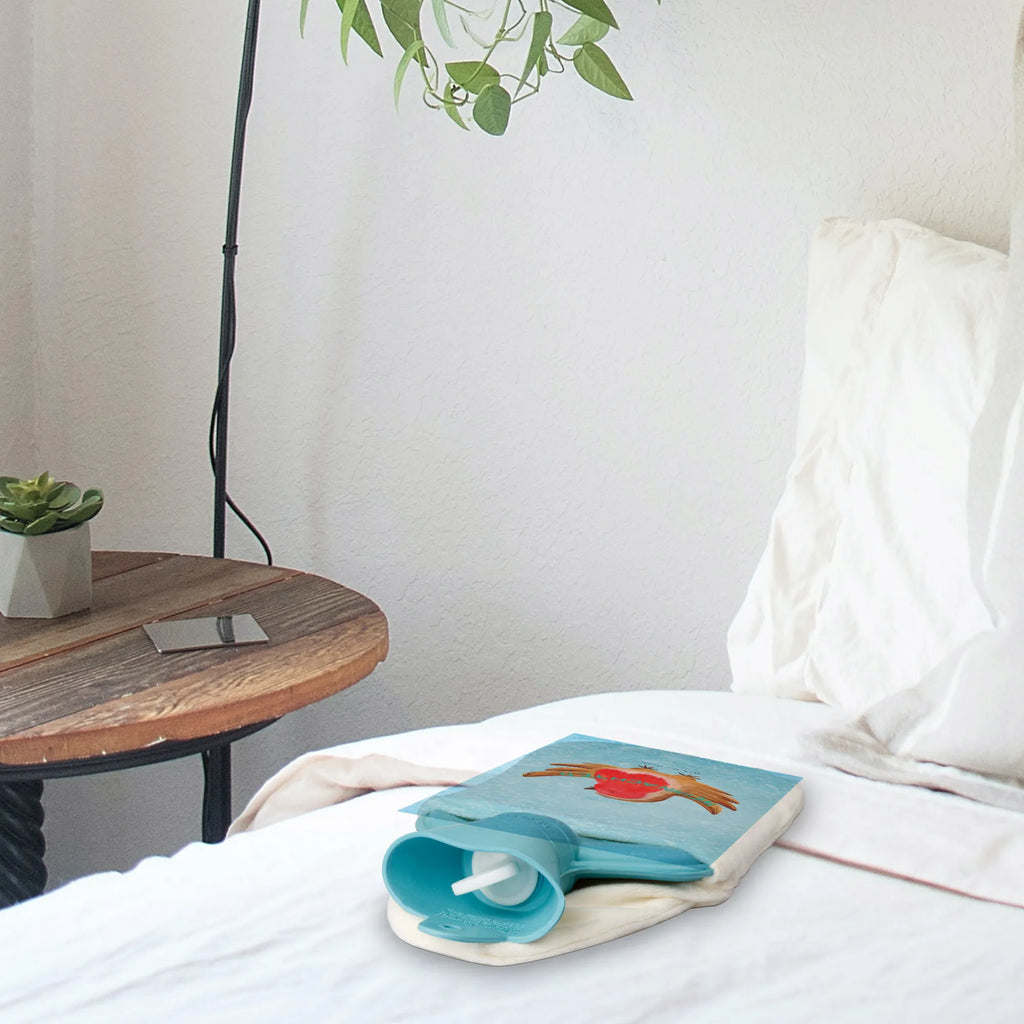 Wärmflasche Rotkehlchen Weihnachten Wärmflasche, warmwasserbeutel, heißwasserflasche, Wärmekissen, Wärmflaschen, warmwasserflasche, bettwärmflasche, heizflasche, wärmebeutel, Wärmflasche mit Bezug, Wärmflaschen mit Bezug, Bettflasche, Wärmeflasche, heißwasserbeutel, Bettflaschen, Wintermotiv, Heiligabend, Advent, Weihnachten, Nikolaus, Weihnachtsdeko, Winter, Frohe Weihnachten, Xmas, Weihnachtsgruß, Weihnachtsmotiv, Vogel