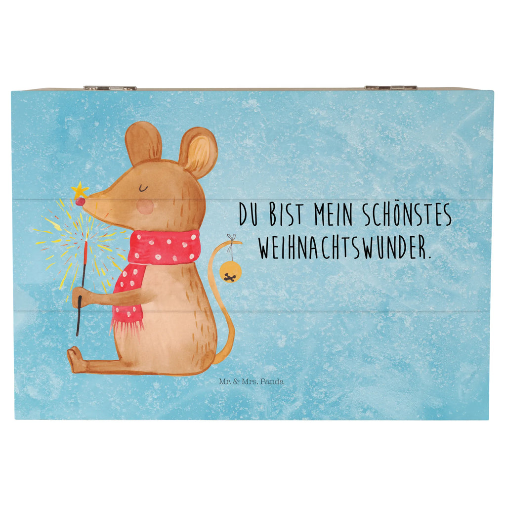 Holzkiste Maus Weihnachten Erinnerungskiste, Aufbewahrungsbox, Geschenkdose, Dekokiste, Schatulle, Holzkiste, Schatzkiste, Truhe, Kiste, Erinnerungsbox, Geschenkbox, XXL, Winter, Weihnachten, Weihnachtsdeko, Nikolaus, Advent, Heiligabend, Wintermotiv, Weihnachtsgruß, Maus, Frohe Weihnachten, Weihnachtswunder, Mäuschen, Weihnachtsmotiv