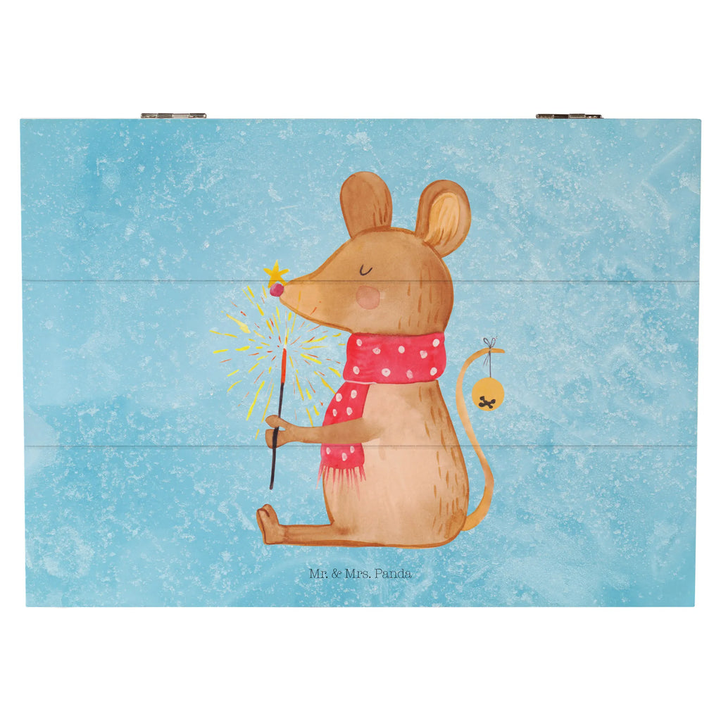 Holzkiste Maus Weihnachten Erinnerungskiste, Aufbewahrungsbox, Geschenkdose, Dekokiste, Schatulle, Holzkiste, Schatzkiste, Truhe, Kiste, Erinnerungsbox, Geschenkbox, XXL, Winter, Weihnachten, Weihnachtsdeko, Nikolaus, Advent, Heiligabend, Wintermotiv, Weihnachtsgruß, Maus, Frohe Weihnachten, Weihnachtswunder, Mäuschen, Weihnachtsmotiv