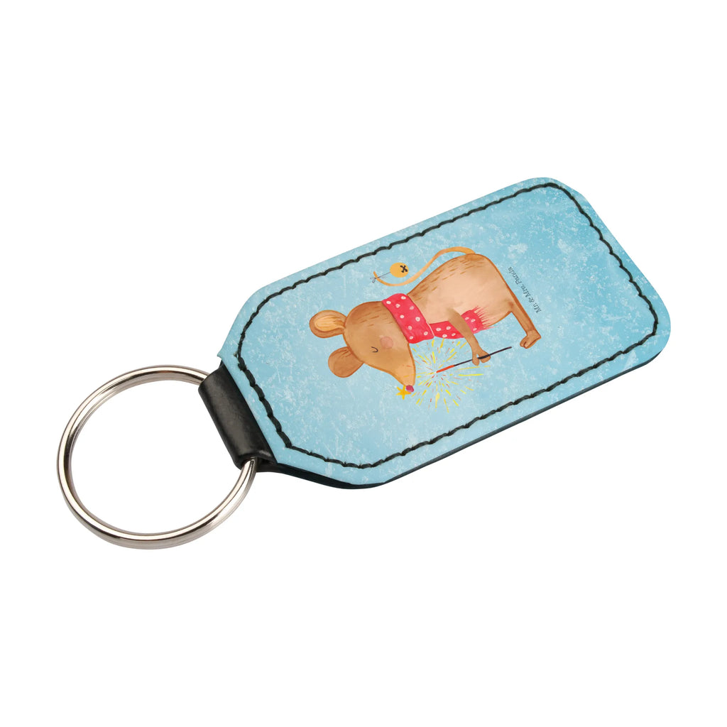 Rectangular key ring Mouse Christmas bag pendant, pendant, lucky charm, key ring, keychain, Winter, Christmas, Christmas time, snow, christmas, mouse, christmas greeting, christmas motive, merry christmas, christmas miracle