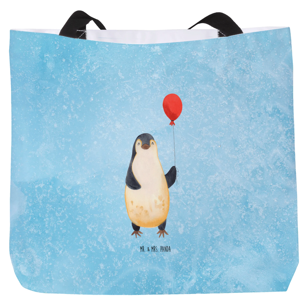 Shopper Pinguin Luftballon Strandtasche, Alltagstasche, Tüte, Schultertasche, Schultasche, Stofftasche, Shopper, Freizeittasche, XL, Schulbeutel, Einkaufstasche, Ausflug, Beutel, XXL Tasche, Einkaufsbeutel, Tragebeutel, Pinguin, Tagträume, Geschenk Freundin, Pinguine, Neustart, Motivation, Neues Leben, Liebe, Geschenkidee, Glück, Lebenslust, Beste Freundin, Luftballon