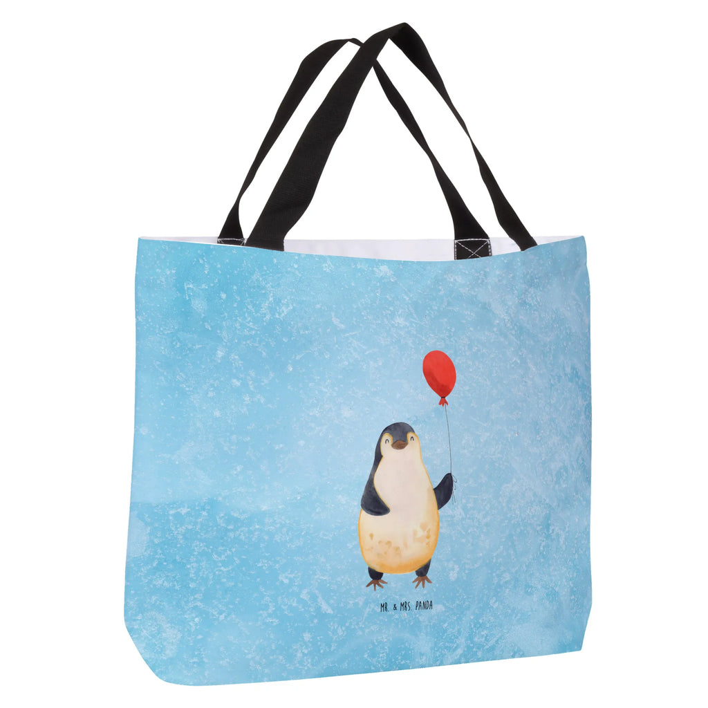 Shopper Pinguin Luftballon Strandtasche, Alltagstasche, Tüte, Schultertasche, Schultasche, Stofftasche, Shopper, Freizeittasche, XL, Schulbeutel, Einkaufstasche, Ausflug, Beutel, XXL Tasche, Einkaufsbeutel, Tragebeutel, Pinguin, Tagträume, Geschenk Freundin, Pinguine, Neustart, Motivation, Neues Leben, Liebe, Geschenkidee, Glück, Lebenslust, Beste Freundin, Luftballon