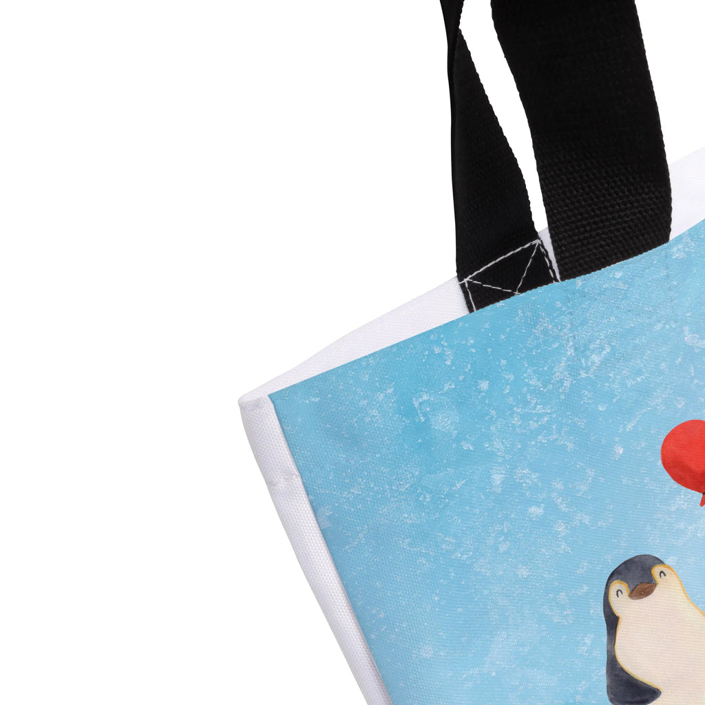 Shopper Pinguin Luftballon Strandtasche, Alltagstasche, Tüte, Schultertasche, Schultasche, Stofftasche, Shopper, Freizeittasche, XL, Schulbeutel, Einkaufstasche, Ausflug, Beutel, XXL Tasche, Einkaufsbeutel, Tragebeutel, Pinguin, Tagträume, Geschenk Freundin, Pinguine, Neustart, Motivation, Neues Leben, Liebe, Geschenkidee, Glück, Lebenslust, Beste Freundin, Luftballon