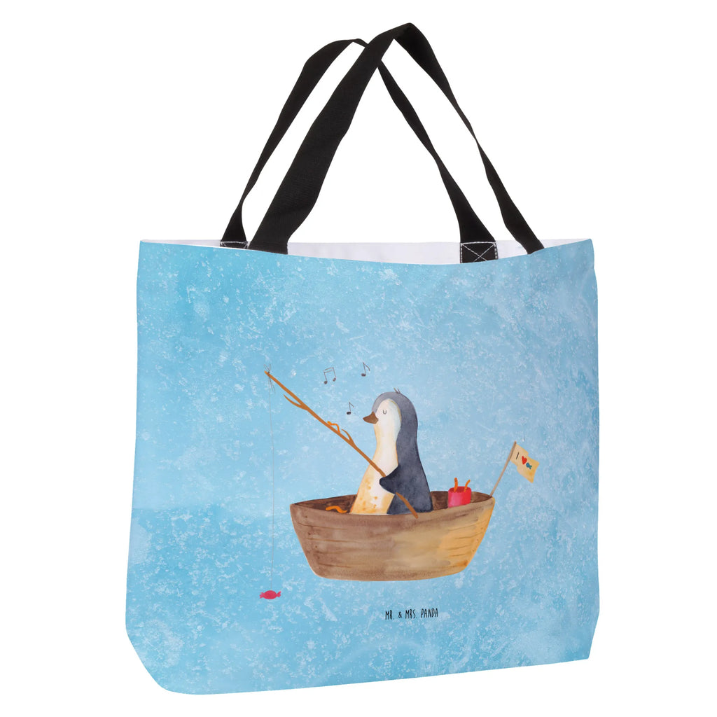 Shopper Pinguin Angelboot XL, Schulbeutel, Tragebeutel, Tüte, Ausflug, Shopper, Einkaufstasche, Schultertasche, Stofftasche, Alltagstasche, XXL Tasche, Strandtasche, Schultasche, Einkaufsbeutel, Beutel, Freizeittasche, Pinguin, Leben, Pinguine, Angelboot, Geschenkidee Liebeskummer, Genießen, Angeln, Lebenslust, Neustart, Boot, Scheidung, Trennung, Motivation, Neuanfang