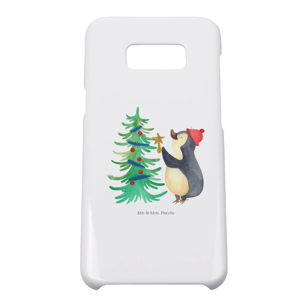 Etui na iPhone 10 Pingwin choinka Iphone 10, Handycover, Handy Case, Handyhülle, Iphone X, Handy, Hülle, Cover, Wintermotiv, Weihnachten, Winter, Weihnachtsdeko, Nikolaus, Advent, Heiligabend, Pinguin