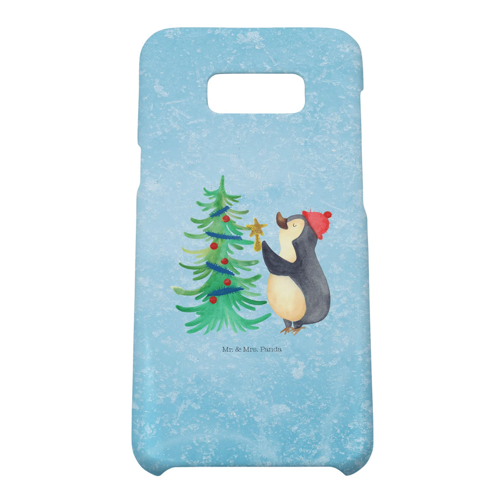 Etui na iPhone 10 Pingwin choinka Iphone 10, Handycover, Handy Case, Handyhülle, Iphone X, Handy, Hülle, Cover, Wintermotiv, Weihnachten, Winter, Weihnachtsdeko, Nikolaus, Advent, Heiligabend, Pinguin