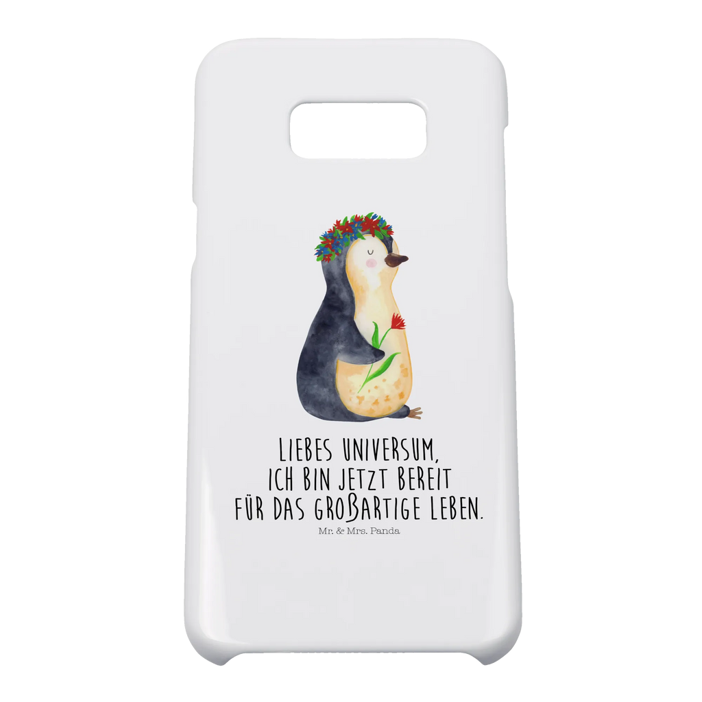 Etui na iPhone 10 pingwin kwiaty Pinguin