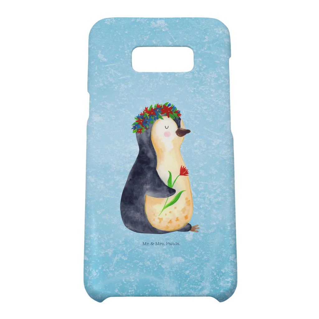 Etui na iPhone 10 pingwin kwiaty Pinguin