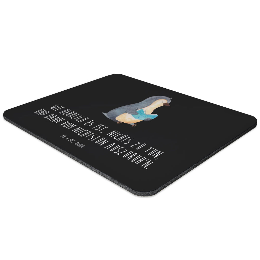 Mouse mat Penguin A book Motif, mousepad, Office, fun, Study, Mouse, Work, Print, Pad, PC, Student, Mouse Pad, saying, Gift, Penguin, North Pole, Winter, Penguins, bookworm, leisure, vacation, reading, penguins, doing nothing, lazing around, holidays, book