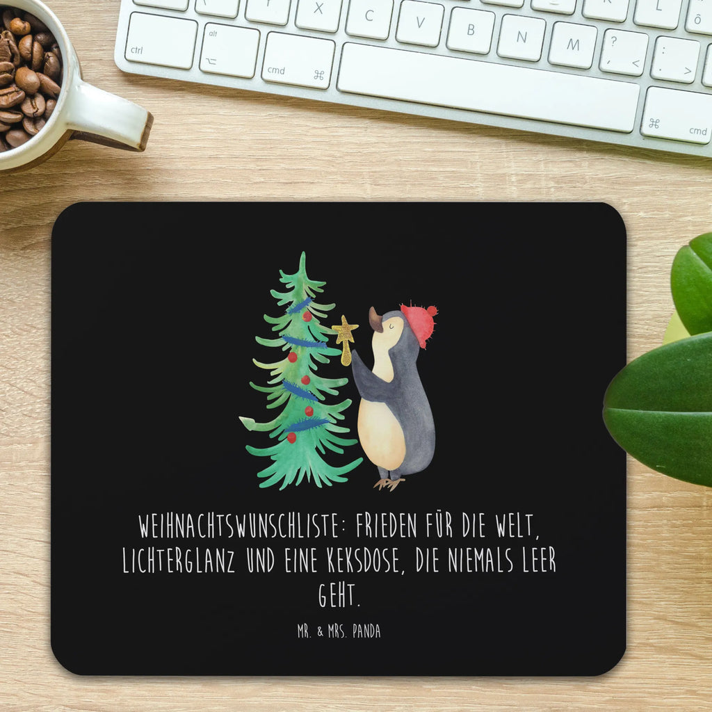 Mouse mat penguin Christmas tree Mausunterlage, Arbeitszimmer, Büroausstattung, Computer zubehör, Einzigartiges Mauspad, Designer Mauspad, Mousepad, Mauspad, Mauspad Büro, PC Zubehör, Winter, Weihnachten, Weihnachtsdeko, Nikolaus, Advent, Heiligabend, Wintermotiv, Pinguin