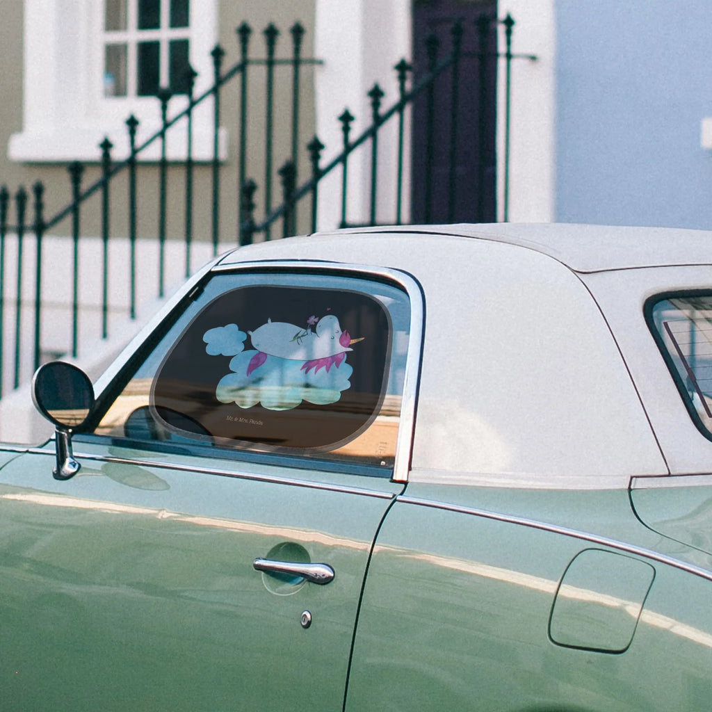 Osłona przeciwsłoneczna do samochodu Jednorożec Zakochany Jednorożec, jednorożce, dekoracje jednorożca, jednorożec