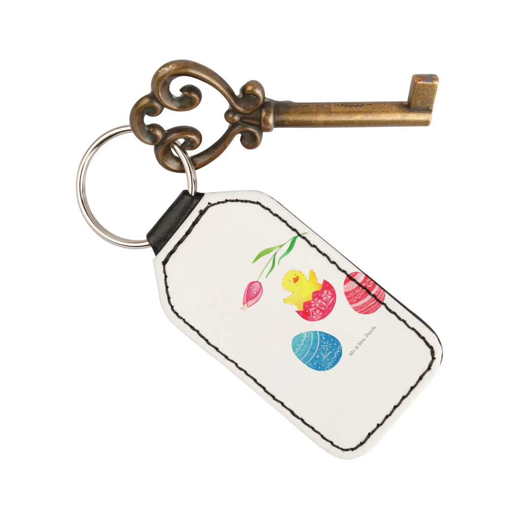 Rectangular key ring chick Hatch bag pendant, key ring, lucky charm, pendant, keychain, Easter, Easter bunny, Easter egg, Chicks, egg, best wishes, joy, greetings, Easter greetings, spring fever, Easter eggs, happy Easter