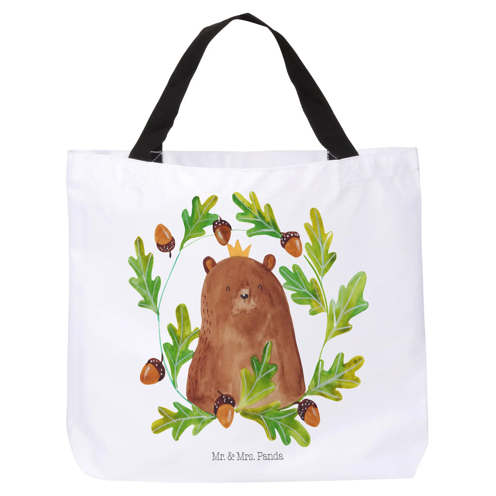 Shopper bear king XXL Tasche, Schultertasche, Tragebeutel, Shopper, Ausflug, Freizeittasche, Beutel, Tüte, XL, Schultasche, Strandtasche, Alltagstasche, Schulbeutel, Einkaufsbeutel, Einkaufstasche, Stofftasche, Teddy, Bär, Teddybär, Bester Vater, Papa, Papi, Bester Papa, Daddy, Weltbester Papa, Vatertag, Dad, Papa Bär, Vater