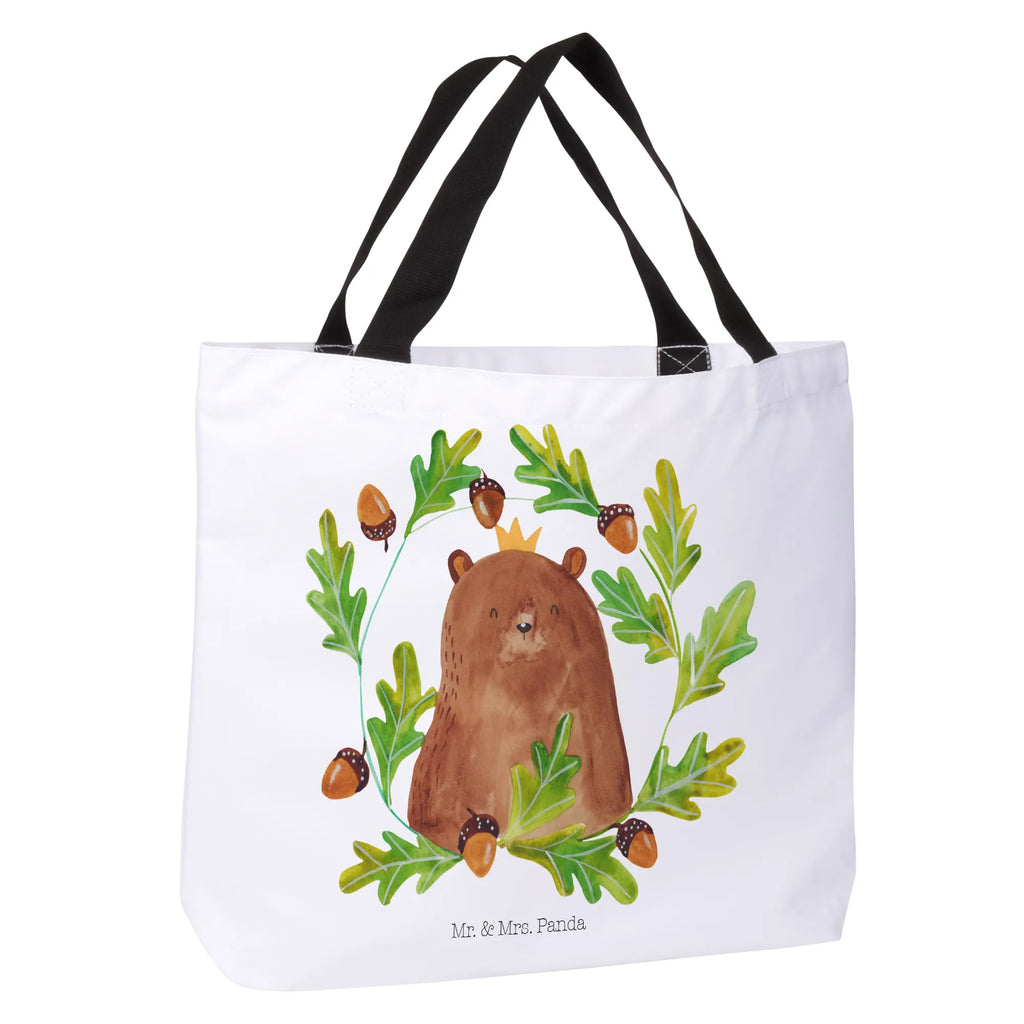 Shopper bear king XXL Tasche, Schultertasche, Tragebeutel, Shopper, Ausflug, Freizeittasche, Beutel, Tüte, XL, Schultasche, Strandtasche, Alltagstasche, Schulbeutel, Einkaufsbeutel, Einkaufstasche, Stofftasche, Teddy, Bär, Teddybär, Bester Vater, Papa, Papi, Bester Papa, Daddy, Weltbester Papa, Vatertag, Dad, Papa Bär, Vater