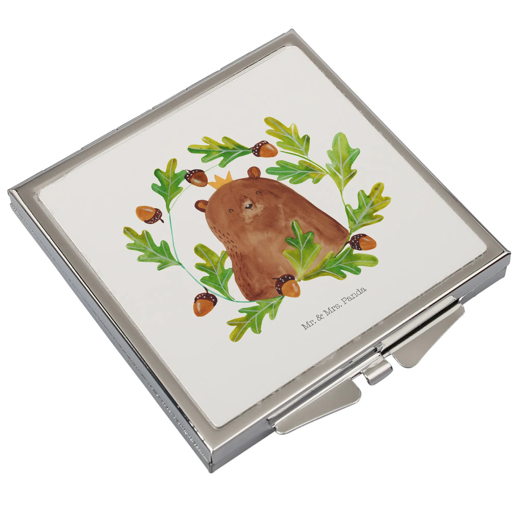 Kwadratowe lusterko do torebki Niedźwiedź król Kompaktspiegel, Kosmetikspiegel Klein, Silber, Handspiegel Zum Mitnehmen, Schminkspiegel To Go, Reise Spiegel, Tragbarer Spiegel, Schminkspiegel Kompakt, Klappbarer Taschenspiegel, Spiegel Für Make-Up Tasche, Spiegel Für Handtasche, Handspiegel Mit Hülle, Handtaschenspiegel, Quadratischer Handspiegel, Handspiegel Für Damen, Handspiegel Geschenkidee, Mini Spiegel, Klappspiegel, Spiegel Für Schminktasche, Runder Taschenspiegel, Taschen-Kosmetikspiegel, Spiegel Für Unterwegs, Taschenspiegel, Klappbarer Handspiegel, Deko Handspiegel, Design Taschenspiegel, Vintage Kompaktspiegel, Teddy, Bär, Teddybär, Bester Vater, Vater, Bester Papa, Weltbester Papa, Daddy, Dad, Vatertag, Papa, Papi, Papa Bär