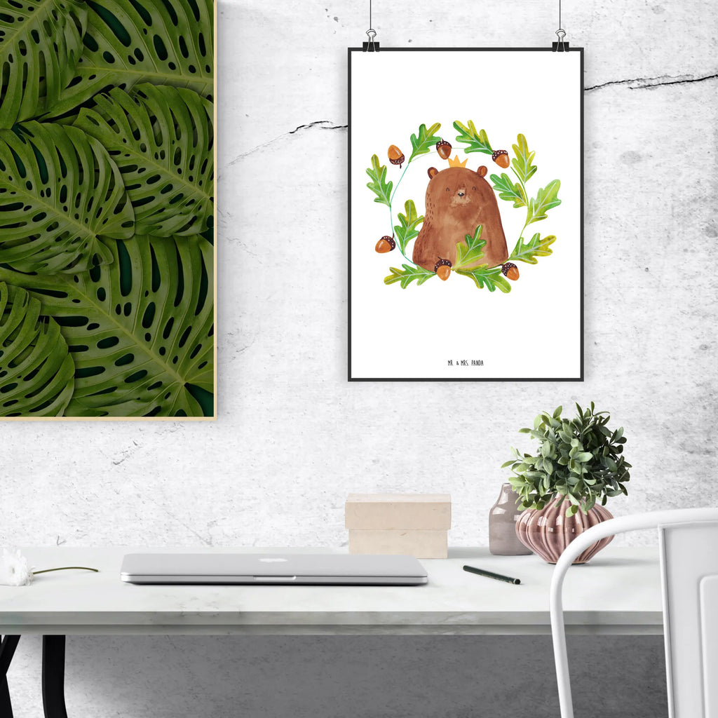 Poster bear king grafikposter, wanddeko, Deko Bild, Posterdruck, Bild, drucke, Deko Poster, Wandposter, wanddruck, kunstdruck poster, Mr. & Mrs. Panda Poster, Wanddekoration, Wandbild, Wandschmuck, typografie poster, Design Poster, Kunstdruck, kunstposter, Designposter, wandkunst, Poster, Wanddeko Bild, Panda Poster, Plakat, Teddy, Bär, Teddybär, Dad, Daddy, Papa, Papa Bär, Vater, Weltbester Papa, Papi, Bester Papa, Vatertag, Bester Vater