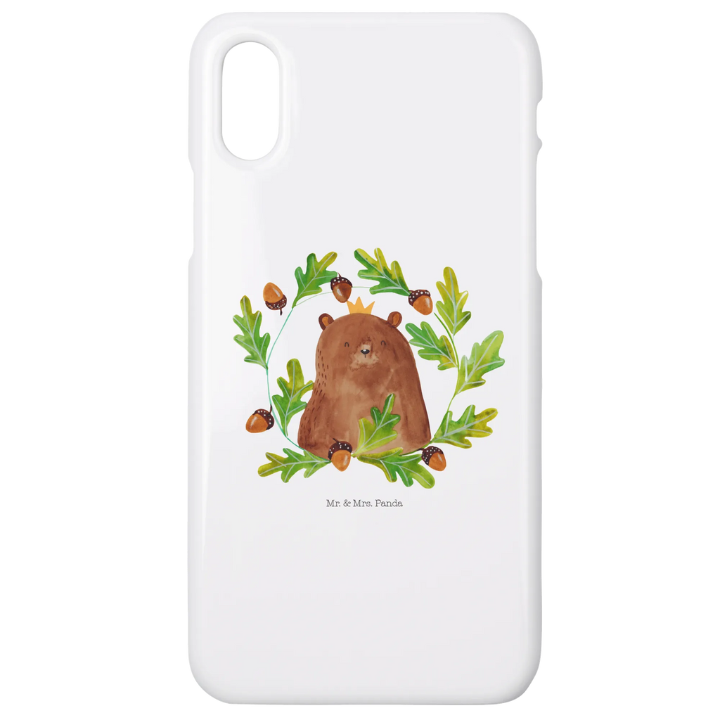 Etui na iPhone 10 Niedźwiedź król Handycover, Iphone 10, Cover, Hülle, Handy, Handyhülle, Handy Case, Iphone X, Bär, Teddy, Teddybär, Vatertag, Vater, Daddy, Weltbester Papa, Bester Papa, Bester Vater, Papa Bär, Dad, Papa, Papi