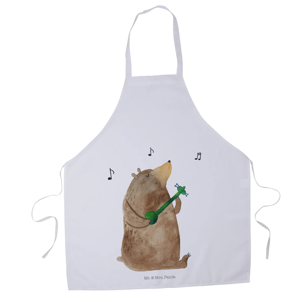 Apron bear guitar baking, grill apron, cooking apron, apron, kitchen apron, Cooking, baking apron, bear, teddy, teddy bear, cuddly toy