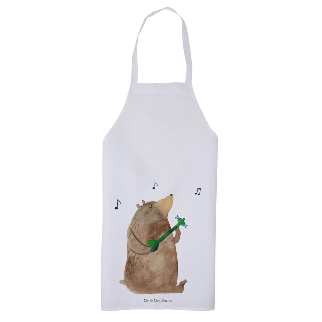 Apron bear guitar baking, grill apron, cooking apron, apron, kitchen apron, Cooking, baking apron, bear, teddy, teddy bear, cuddly toy