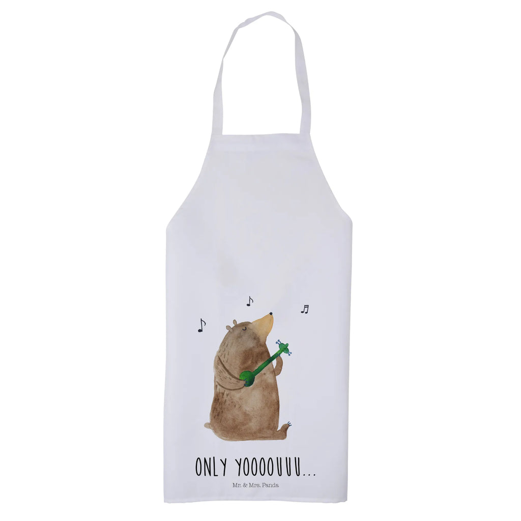 Apron bear guitar baking, grill apron, cooking apron, apron, kitchen apron, Cooking, baking apron, bear, teddy, teddy bear, cuddly toy