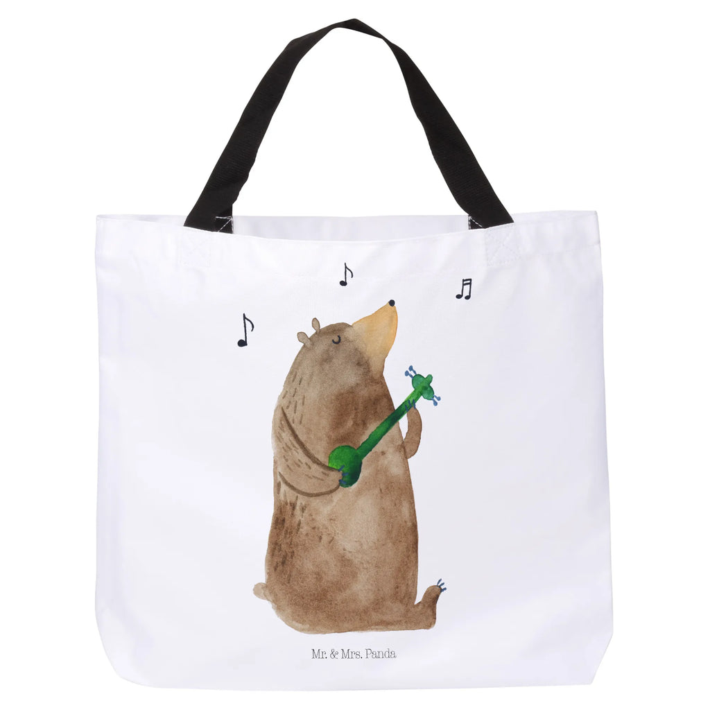 Shopper Bär Gitarre Schulbeutel, Strandtasche, Tüte, Schultasche, Alltagstasche, Tragebeutel, XXL Tasche, Einkaufstasche, Schultertasche, Freizeittasche, XL, Beutel, Einkaufsbeutel, Stofftasche, Shopper, Ausflug, Teddy, Bär, Teddybär