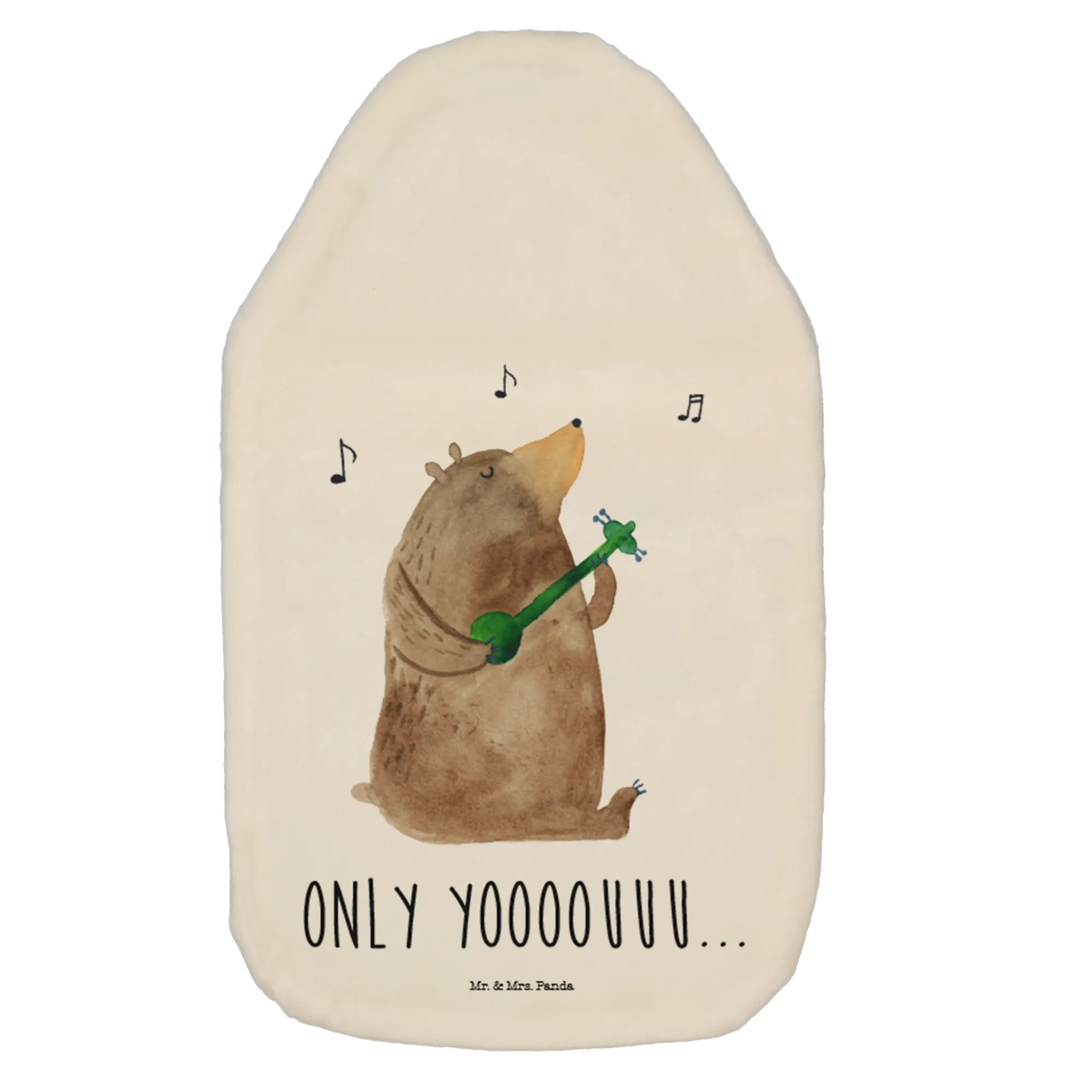 Hot water bottle bear guitar teddy bear, cuddly toy
