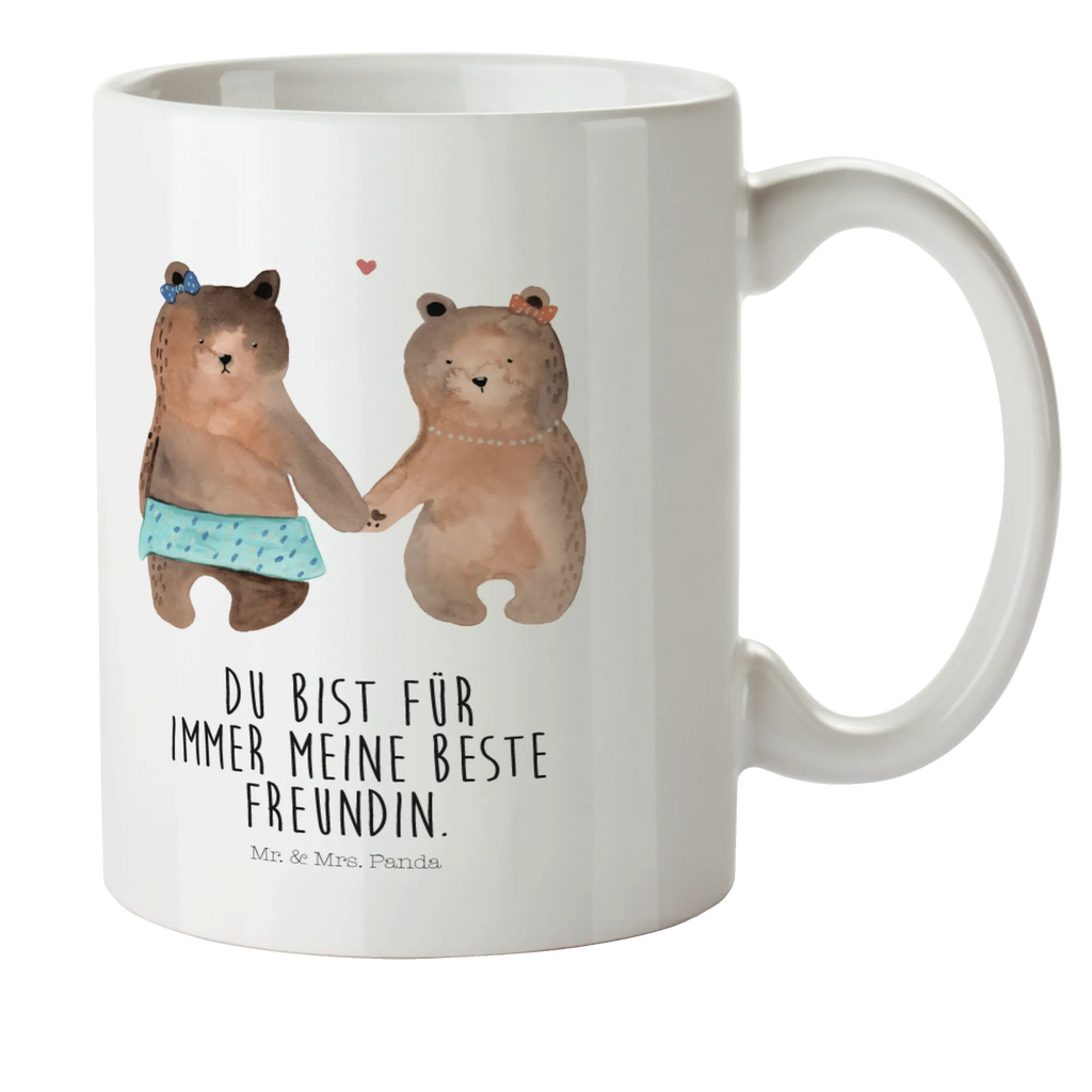 Child's mug bear Girlfriend camping mug, drinking cup, kindergarten, plastic cup, coffee cup, mug, bear, teddy, teddy bear, cuddly toy, bear girlfriend best friend love proof of love loves buddy buddy