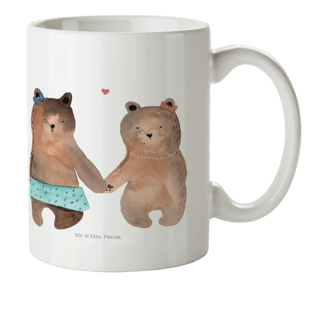 Child's mug bear Girlfriend camping mug, drinking cup, kindergarten, plastic cup, coffee cup, mug, bear, teddy, teddy bear, cuddly toy, bear girlfriend best friend love proof of love loves buddy buddy