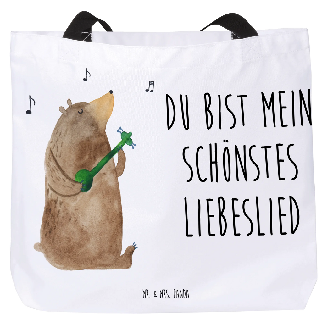 Shopper Bär Lied Tragebeutel, Shopper, Schultasche, Einkaufsbeutel, Alltagstasche, Tasche, Einkaufstasche, Schulbeutel, Strandtasche, Beutel, Freizeittasche, Bär, Teddy, Teddybär, Valentinstag, Valentine, Song, Bear, Herz, Liebeslied, Partner, Geschenk, Spruch, Frau, Freundin, Bärchen, Lied, Liebe