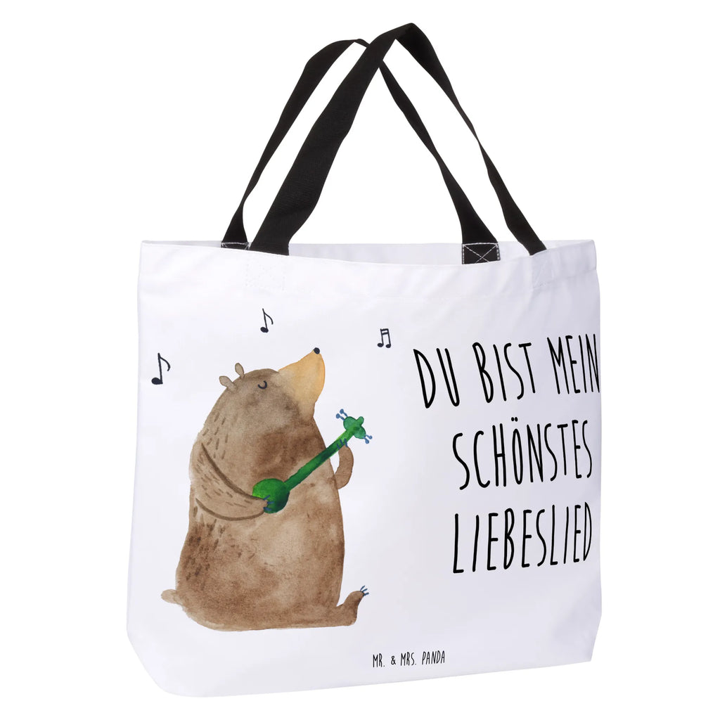 Shopper Bär Lied Tragebeutel, Shopper, Schultasche, Einkaufsbeutel, Alltagstasche, Tasche, Einkaufstasche, Schulbeutel, Strandtasche, Beutel, Freizeittasche, Bär, Teddy, Teddybär, Valentinstag, Valentine, Song, Bear, Herz, Liebeslied, Partner, Geschenk, Spruch, Frau, Freundin, Bärchen, Lied, Liebe