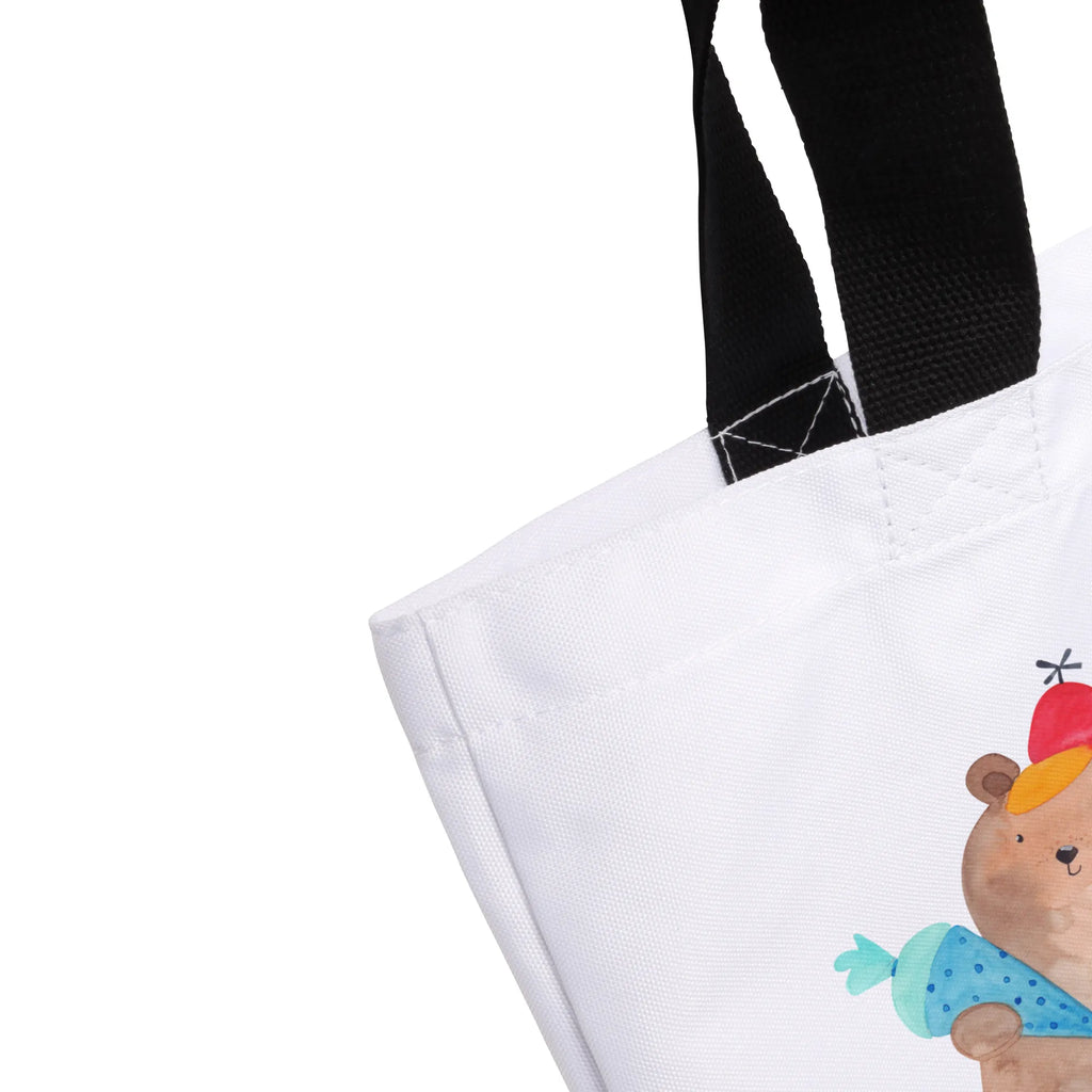 Shopper bear School cone beach bag, carrier bag, large, woman, bag, XXL, shopping bag, shopper, handle bag, bear, teddy, teddy bear, cuddly toy, School enrolment gift, Starting school, First day of school gift, Primary school, School bag, School gift, Bear motif