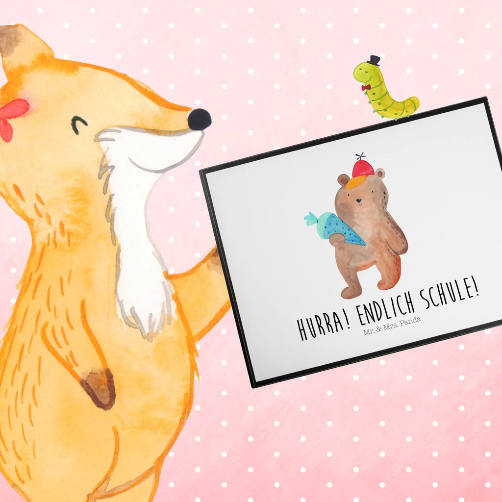 Schreibtischunterlage Bär Schultüte Schreibtisch Unterlagen, Büroartikel, Schreibtischauflage, Schreibunterlage, Bürobedarf, Schreibwaren, Schreibtischunterlage Groß, Bär, Teddy, Teddybär, Erster Schultag Geschenk, Schule Geschenk, Grundschule, Schultüte, Bär Motiv, Einschulung Geschenk, Schulanfang, Schulbeginn