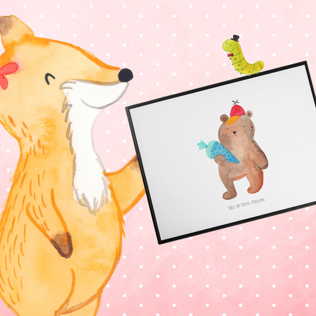 Schreibtischunterlage Bär Schultüte Schreibtisch Unterlagen, Büroartikel, Schreibtischauflage, Schreibunterlage, Bürobedarf, Schreibwaren, Schreibtischunterlage Groß, Bär, Teddy, Teddybär, Erster Schultag Geschenk, Schule Geschenk, Grundschule, Schultüte, Bär Motiv, Einschulung Geschenk, Schulanfang, Schulbeginn