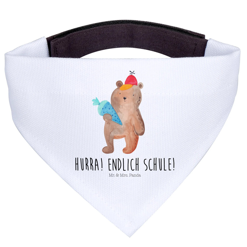 Chusta na szyję dla psa L Niedźwiedź Torebka szkolna Tuch, Mittelgroße Hunde, Hundehalstuch, Hunde, Halstuch, Mittel, Teddybär, Teddy, Bär, Schulbeginn, Schultüte, Erster Schultag Geschenk, Grundschule, Bär Motiv, Einschulung Geschenk, Schule Geschenk, Schulanfang