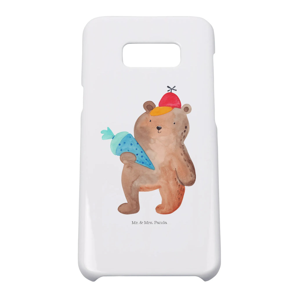 Phone case bear School cone cover, Iphone 10, mobile cover, mobile phone case, Iphone X, case, mobile phone, bear, teddy, teddy bear, cuddly toy, First day of school gift, Bear motif, Starting school, School enrolment gift, School bag, Primary school, School gift