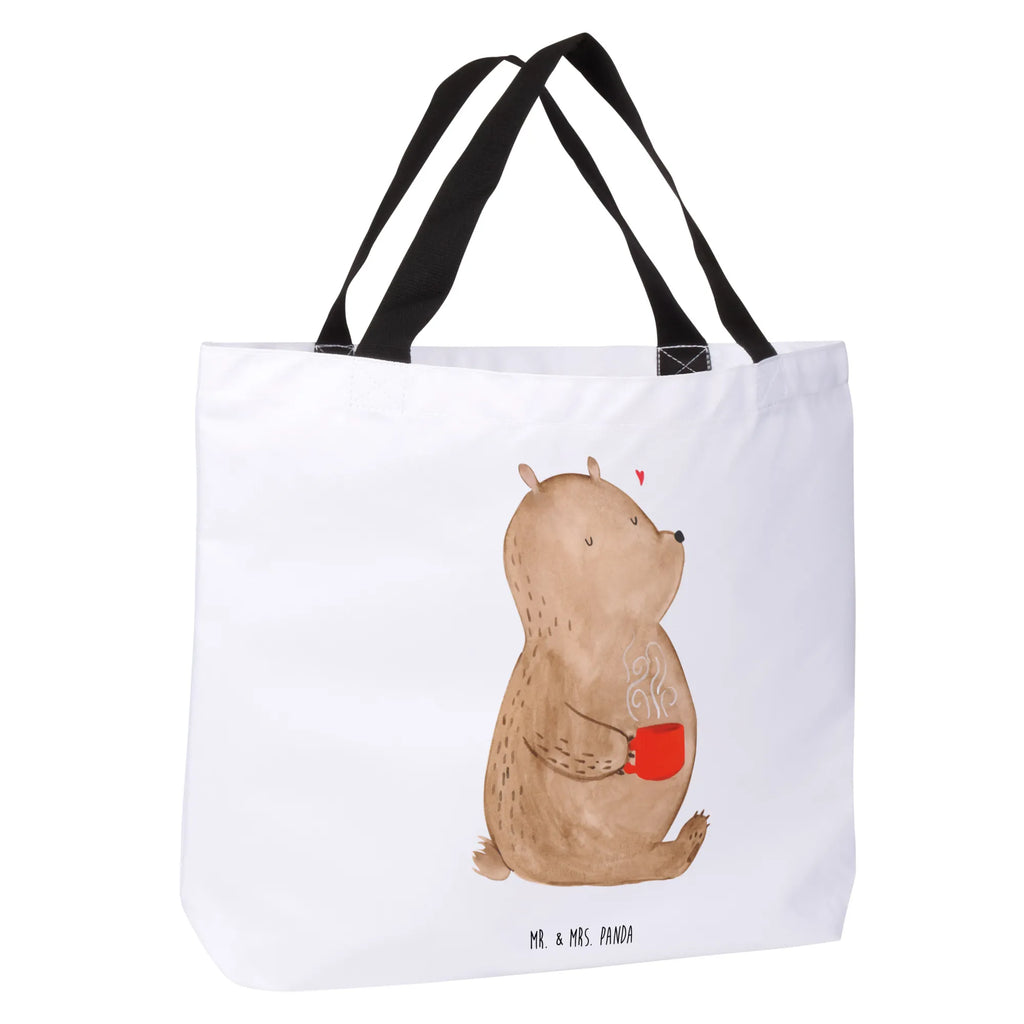 Shopper bear Coffee shopping bag, XXL, beach bag, shopper, carrier bag, handle bag, woman, bag, large, bear, teddy, teddy bear, cuddly toy, motivation, coffee, bears, good morning, save the world, morning routine, conquer the world