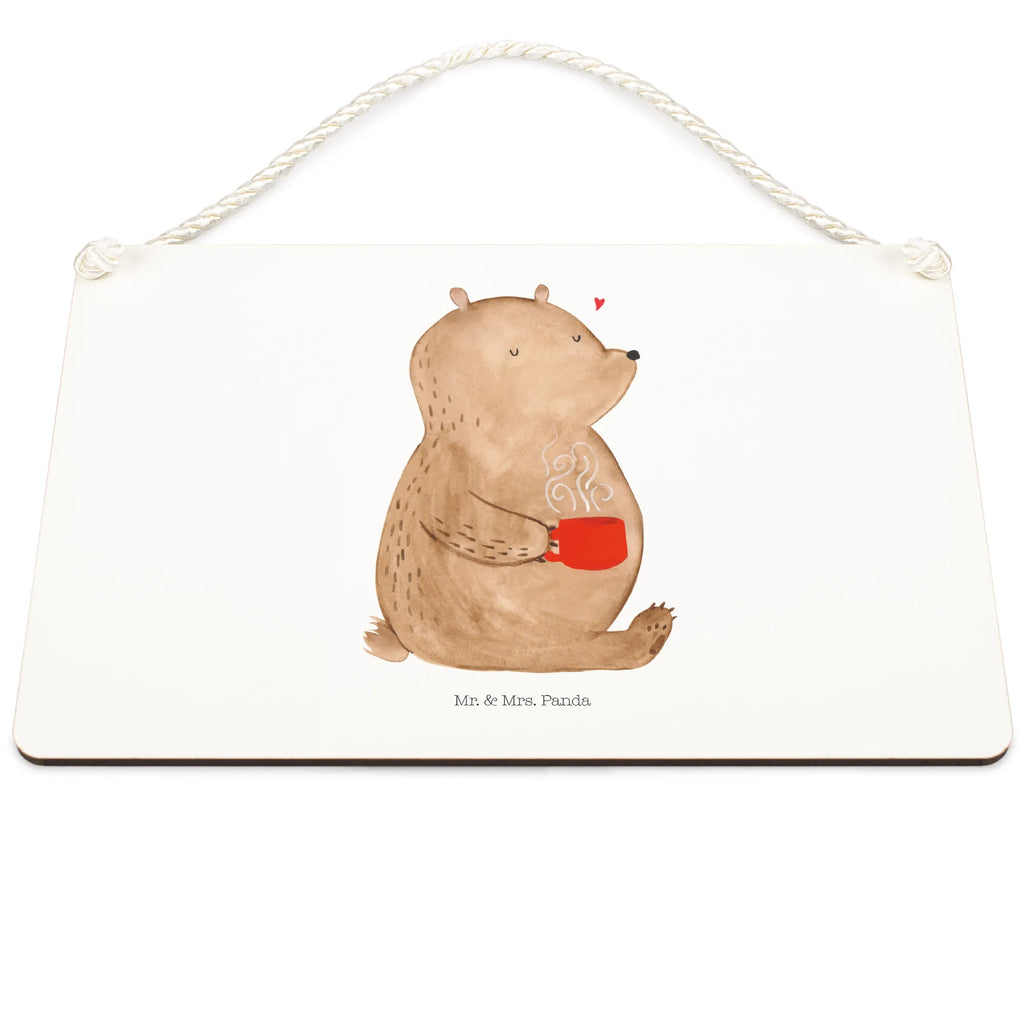Decorative sign bear Coffee Schild mit Spruch, sprüche schild, Holztafel, Türschild Familie, hängeschild, wandhänger, Dekoschild, Türschild, Schild, Wandschild, Deko Schild, dekoration schild, Badschild, holzbild, Deko Wandtafel, dekoschilder, Küchenschild, Holzschild, dekotafel, Motivschild, wandtafel, Spruchschild, Teddybär, Teddy, Bär, Coffee, Kaffee, Guten Morgen, Morgenroutine, Motivation, Bären, Welt Erobern, Welt Retten