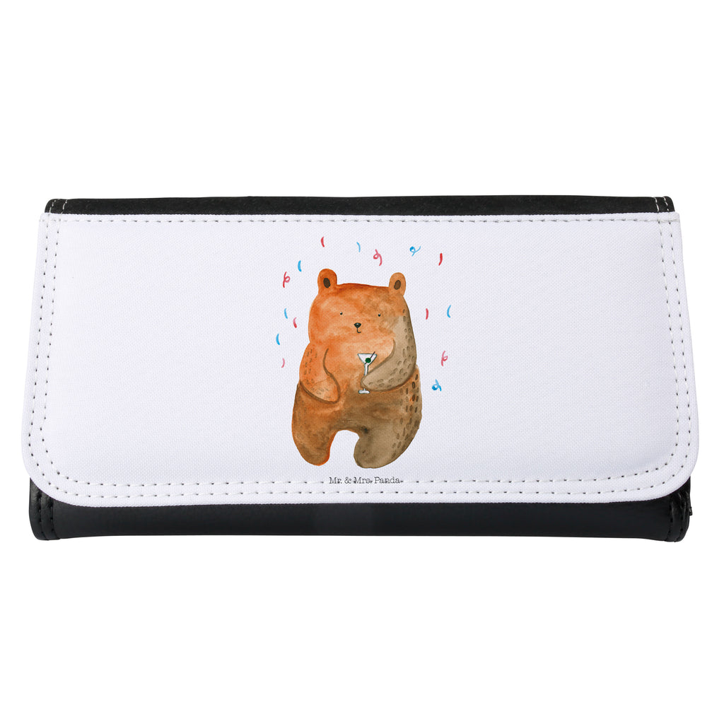 Ladies purse bear party Ladies, Purse, XXL, Large, Wallet, Wallets, bear, teddy, teddy bear, cuddly toy, Present, Good mood, Celebrate, Party, Bring a present, Partying, Birthday present, Funny, Birthday