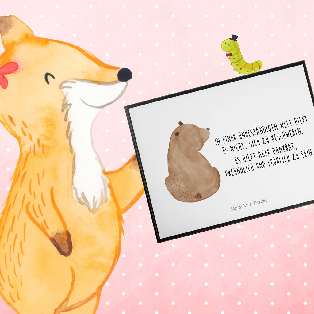 Podkładka na biurko niedźwiedź spojrzenie przez ramię Niedźwiedź, Miś, Pluszowy miś