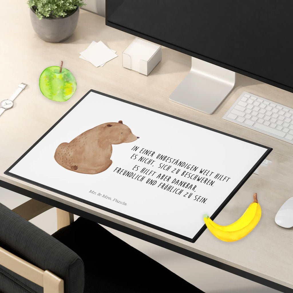 Podkładka na biurko niedźwiedź spojrzenie przez ramię Niedźwiedź, Miś, Pluszowy miś