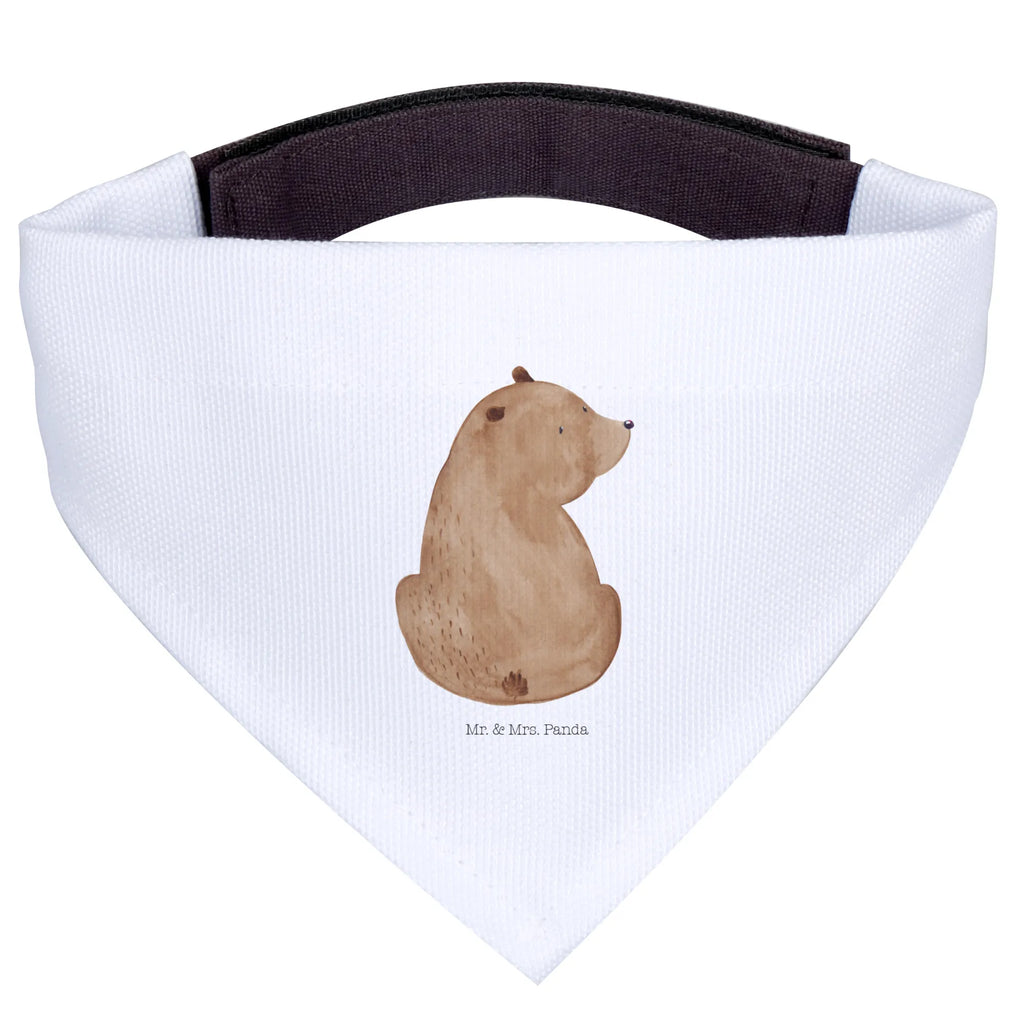 Hundehalstuch Bär Schulterblick Hundehalstuch, Mittel, Halstuch, Mittelgroße Hunde, Tuch, Hunde, Teddybär, Bär, Teddy, Motivation, Weisheit, Weltansicht, Bären, Selbstachtung, Bärenliebe