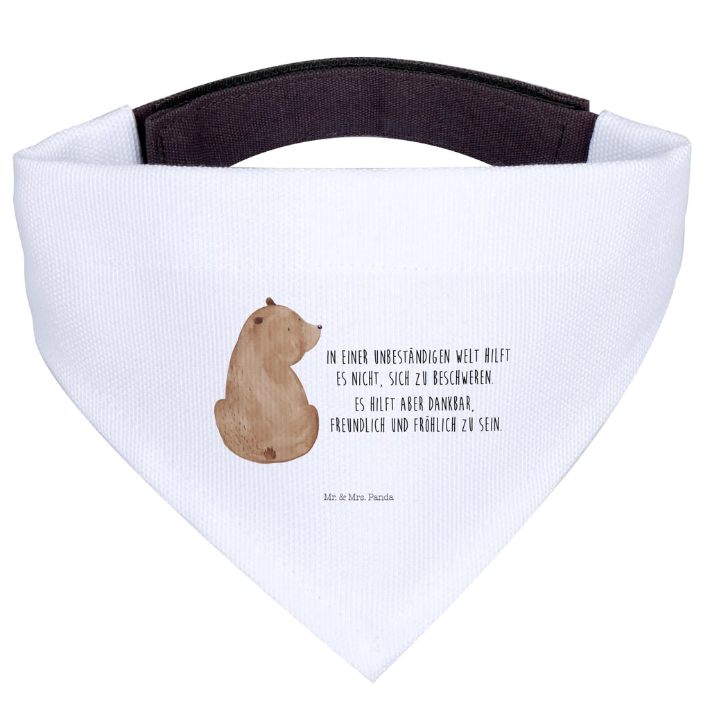 Hundehalstuch Bär Schulterblick Hundehalstuch, Mittel, Halstuch, Mittelgroße Hunde, Tuch, Hunde, Teddybär, Bär, Teddy, Motivation, Weisheit, Weltansicht, Bären, Selbstachtung, Bärenliebe