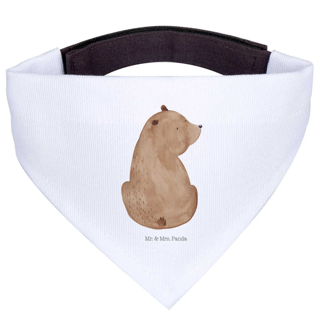 Hundehalstuch Bär Schulterblick Hundehalstuch, Mittel, Halstuch, Mittelgroße Hunde, Tuch, Hunde, Teddybär, Bär, Teddy, Motivation, Weisheit, Weltansicht, Bären, Selbstachtung, Bärenliebe